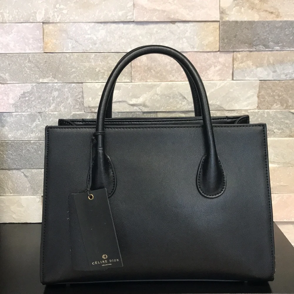 🛍️ Celine Dion Women's Octave Leather Satchel